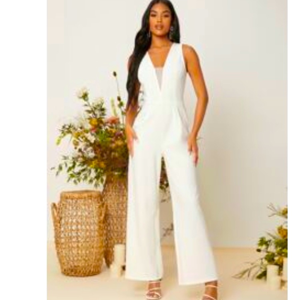 White jumpsuit